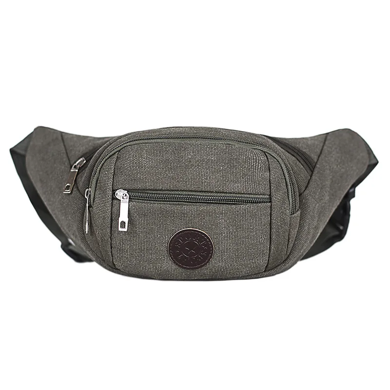 

Waist Packs Wear Men's Chest Bag Waterproof Waist Men's Pocket Canvas Bag