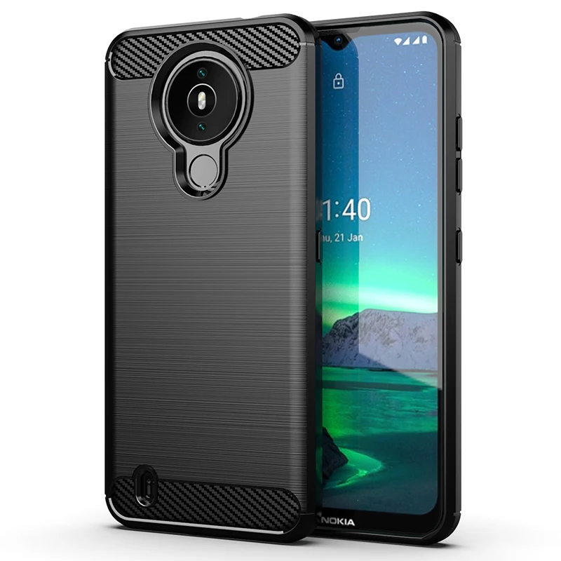 

Factory wholesale cheap prices TPU phone Case For nokia 1.4 Back Cover Carbon Fiber phone case