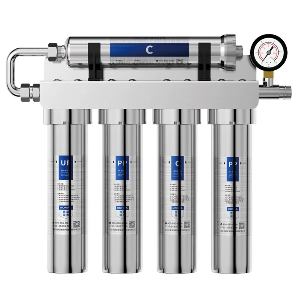 
Household Uf 304 Stainless Steel Purifier Water Filter Manufacturer 