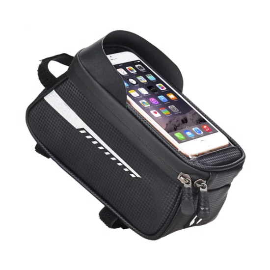 

Water Resistant Mobile Phone Bag Bicycle Bike Phone Bag, Black