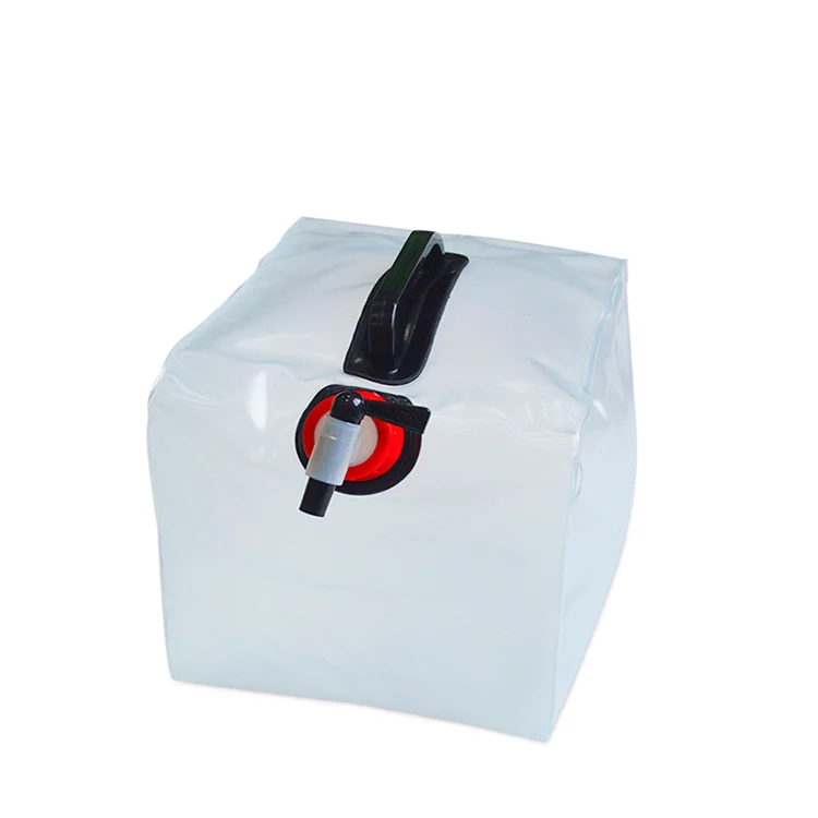 

Hot Sale Factory Direct High Frequency Welding PVC Transparent Portable Water Carrier Container Water Bucket