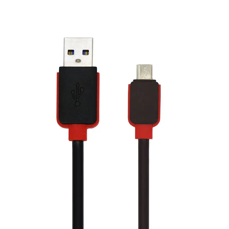 

Factory price durable TPE Material 2.4A mirco USB data fast charging cable 1.2M for Android iPhone For Samsung S6 S5 S4, Black