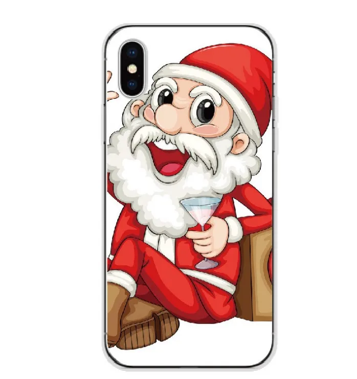 圣诞快乐光滑划痕预防手机手机壳配件