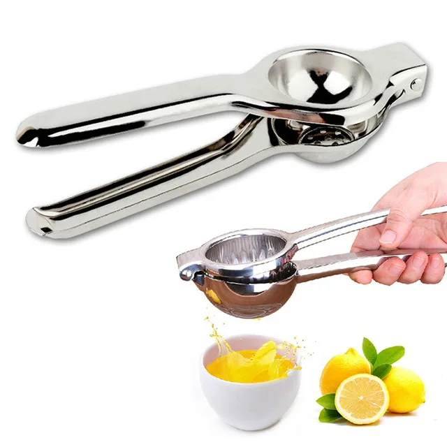 

Z457Hand press Lemon Squeezer Juicer Orange Citrus Press Juice Fruit Lime Stainless Steel Kitchen&bar Press Juice tools