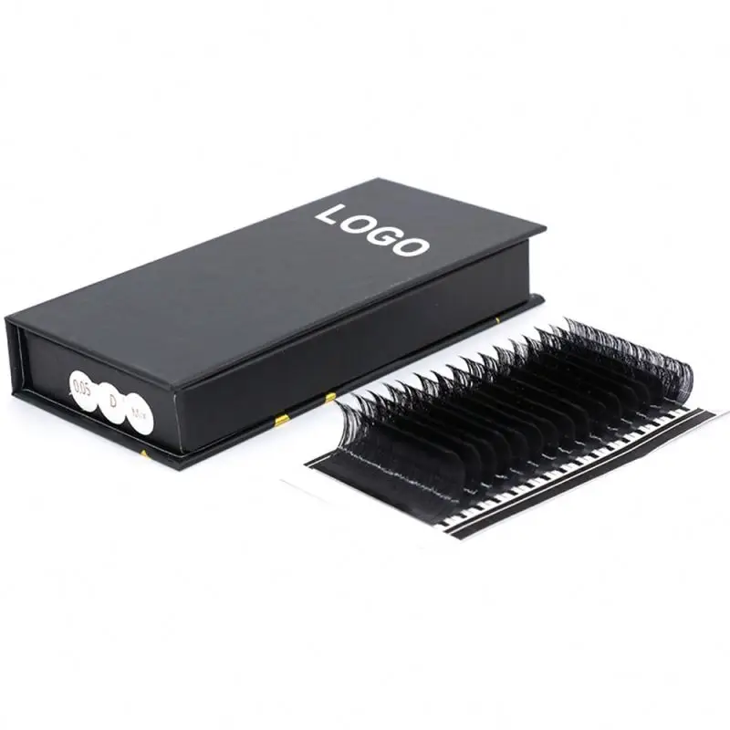 

Eyelash Extension 0.20 CC Curl Mink Russian Volume Lashes Individual Eyelash Extension With custom box, To order