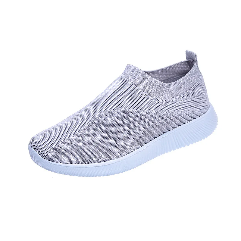 

2021 new sports socks NEW flying woven elastic mesh shoes women's breathable one foot net red fashion large size wish