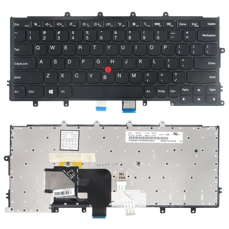 

Laptop Keyboard for Lenovo IBM Thinkpad X230S X240 X240S X240I X250 X260, Black