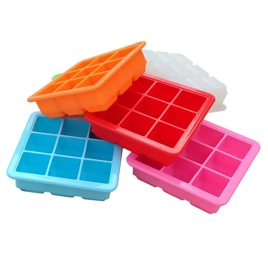 

Wholesale New Baby Silicone Food Freezer Tray Silicone Ice Cube Trays, Pantone color