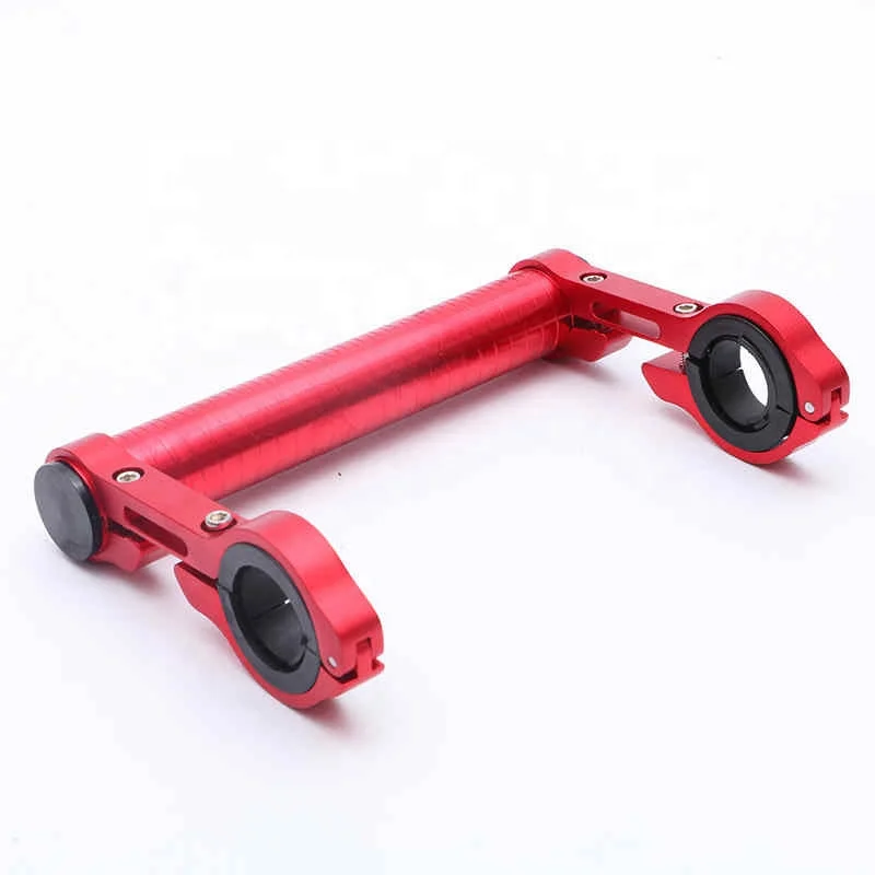 

15cm Aluminum Alloy Bicycle Bike Handlebar Extension Flashlight LED Phone Holder Extender Mount Lightweight Carbon Fiber Bar