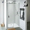 Frameless Bathroom Tempered Glass Shower Glass Sliding Door Shower Enclosureshower Room