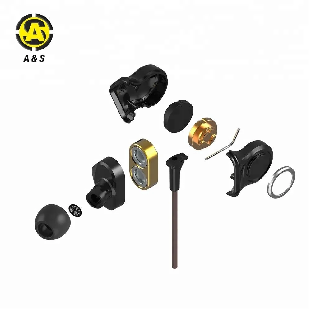 

Best Sound Triple Driver waterproof earphone High Quality Customer Logo Wired Stereo OEM headphone for music