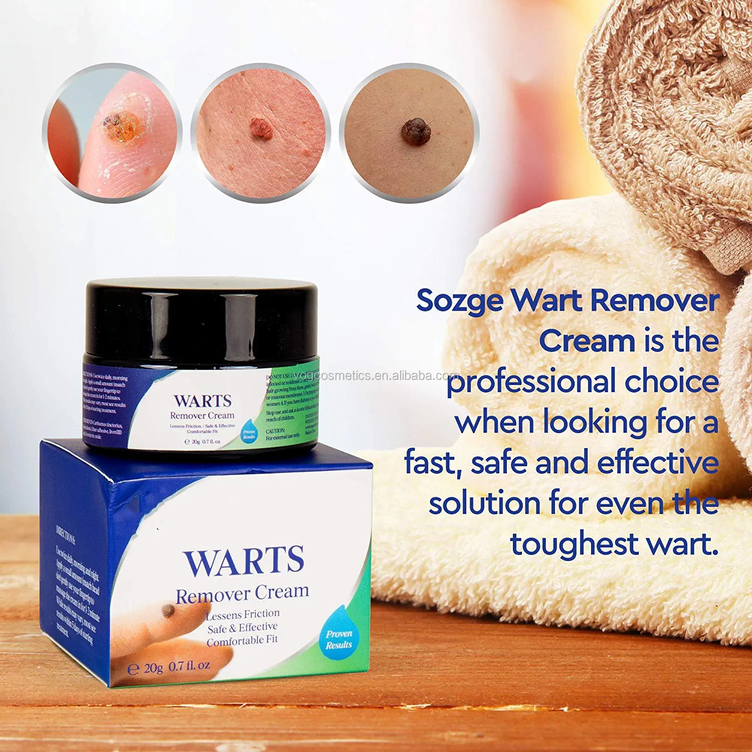 Private Label Maximum Strength Wart Cream For Flat Warts,Plantar Warts