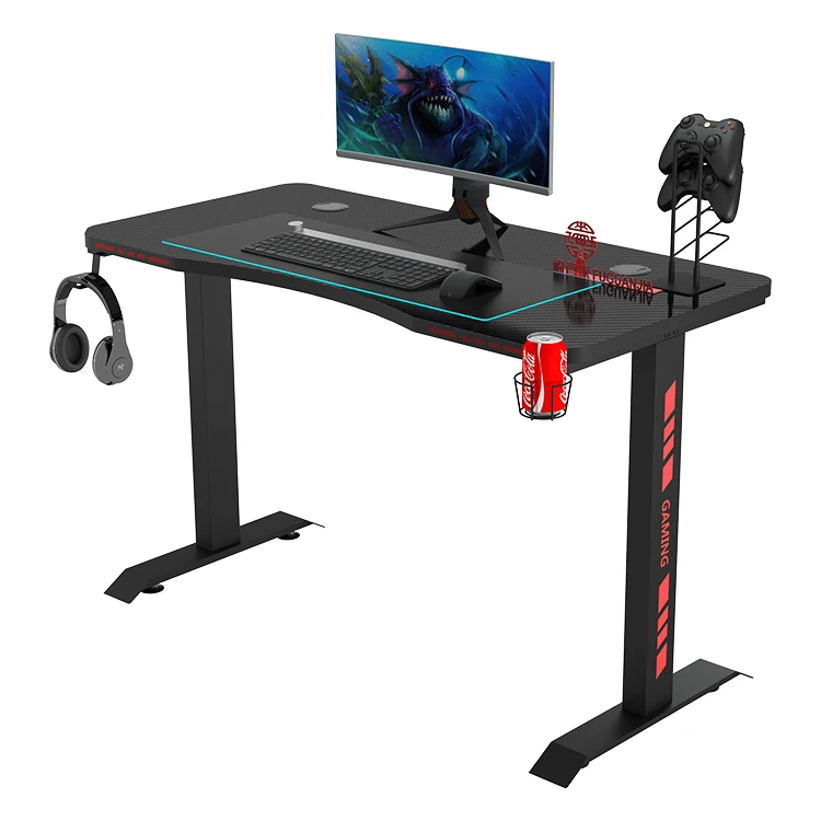 

Adjustable Gaming Table Wood Computer Table For Home Use Pc Gaming Desk