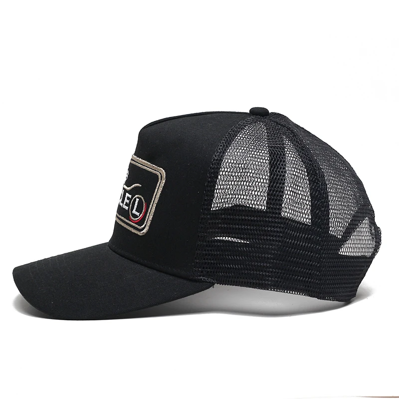 Custom Australian Country High Profile Trucker Hat 5 Panel Embroidery