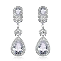 

RAKOL E2352 New Design Elegant Zircon Earring For Young Girls