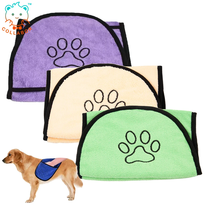 

COLLABOR Yorkshire Hooded Pet Towels Soft Cat Microfiber Towels Cleaning Wash Cloth Pet Towels, 8 pcs different color or customized