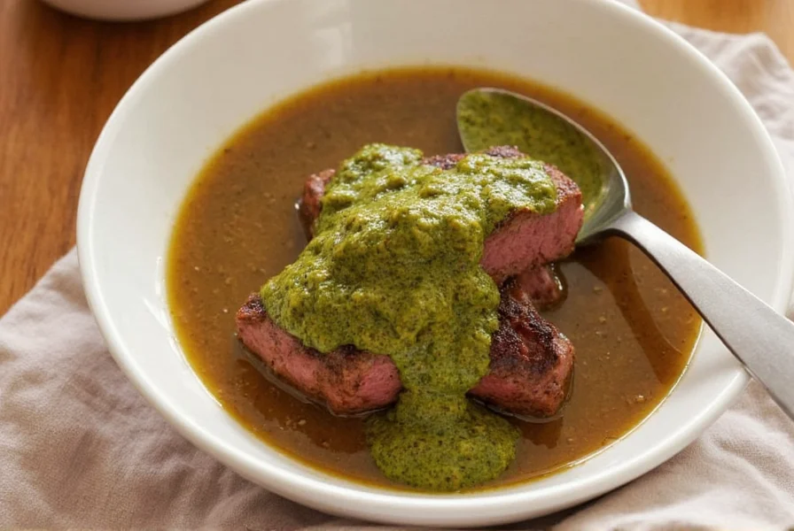 Green peppercorn sauce
