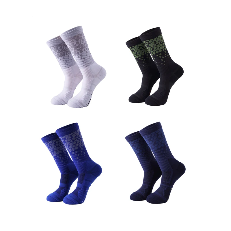 

Elite Basketball Socks Cushioned Athletic Crew Socks Thick Compression Sports Socks for Men Women, Custom color