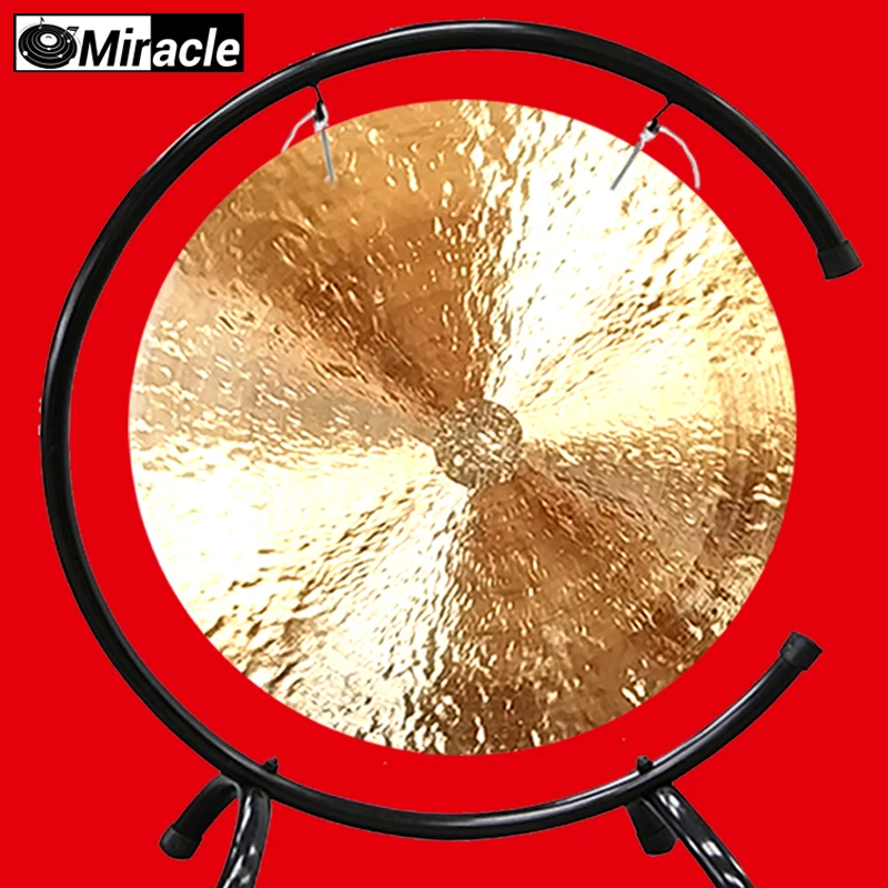 

Top sound quality 100cm wind gong from Wuhan, Golden / golden & black