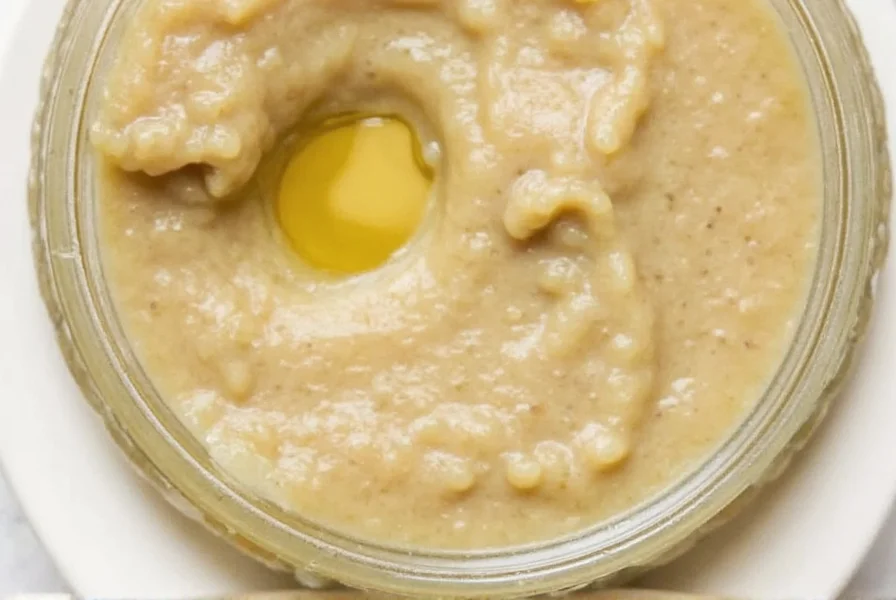 Step-by-step preparation of homemade garlic ginger paste showing peeled ingredients, blender, and storage containers