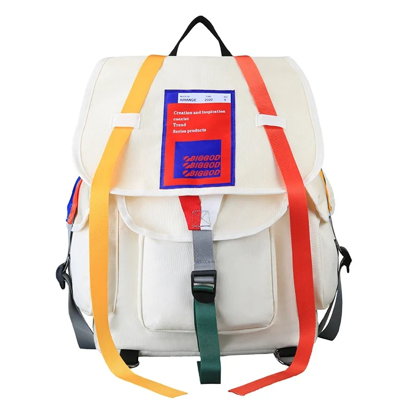 

Popular multi pocket sports backpack for men and women, Beige, black, red