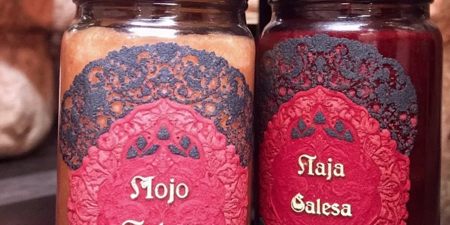 Different chili peppers used in mojo