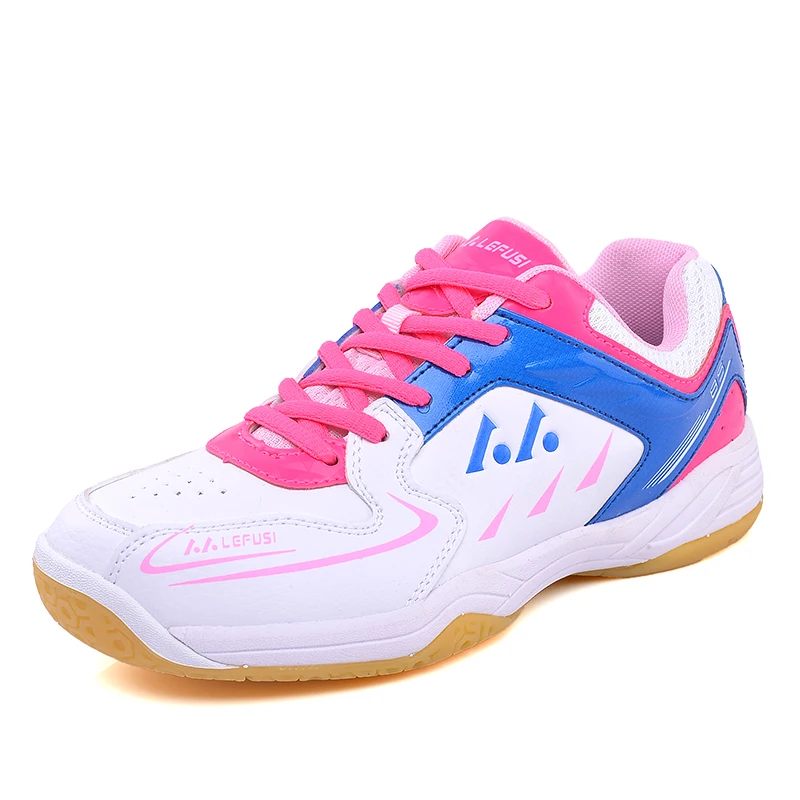 

HOT SALE manufacturer llining pink shoes badminton profisional WHIT RUBBER OUTSOLE FOR MEN AND WOMEN