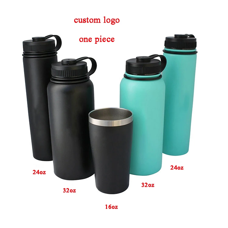 

Portable Double Wall Stainless Steel Vacuum Flasks Sport Thermos Thermal Water Bottle handle 18oz 500ml 600ml 650ml, Customized, any colors are available by pantone code