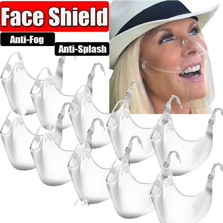 

Mascarilla de seguridad Masque reutilizable de silicona, mascarilla facial transparente, protectora higienica Silikonowa maska, Multi color