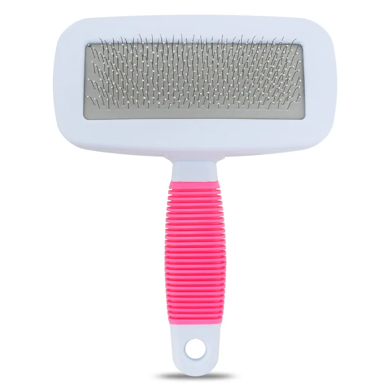 

Colorful Stainless Steel Dog Cat Pet Grooming Comb Row Teeth Needle Hair Trimmer Grooming Comb