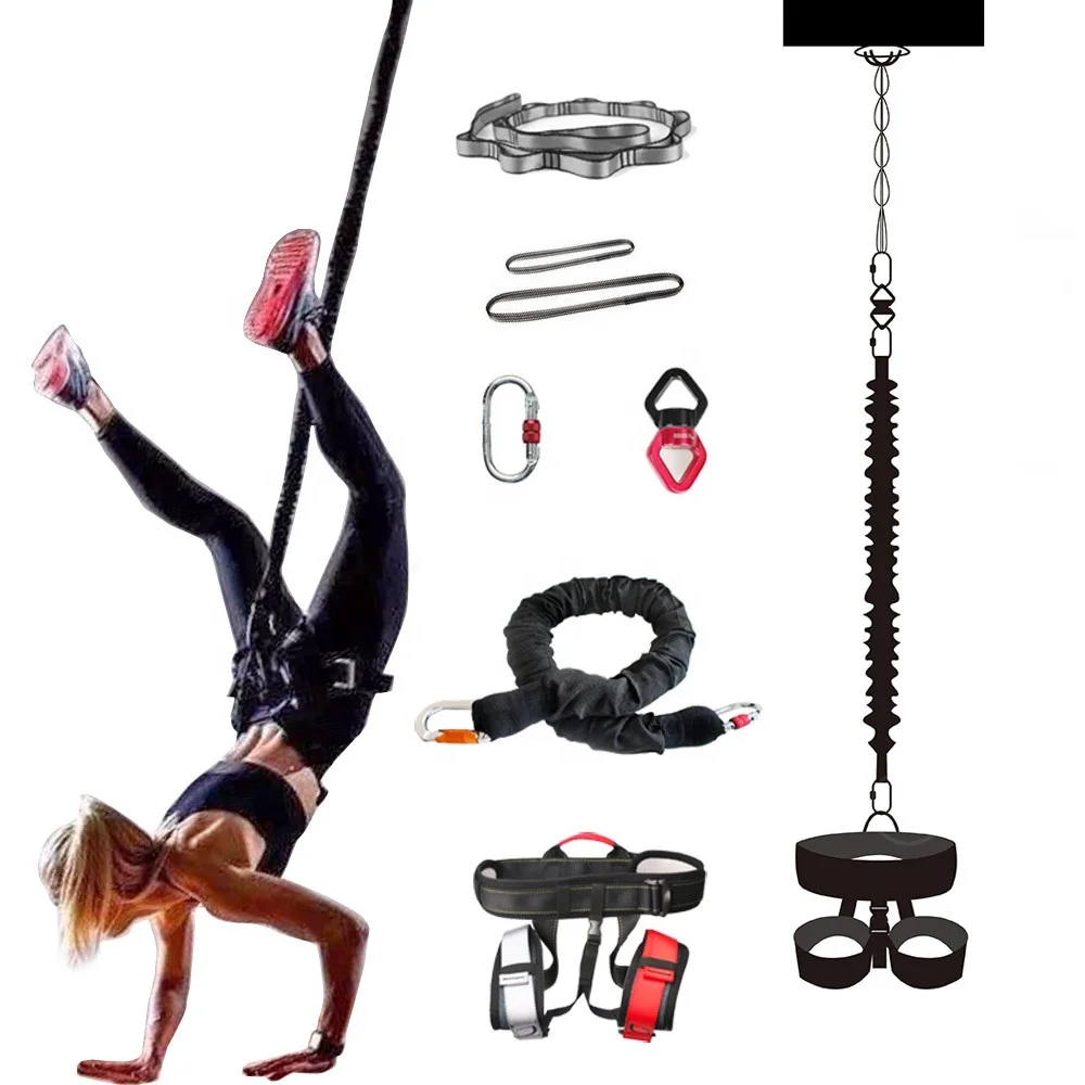 

PRIOR FITNESS High Strength Bungee Equipment Full Set For Sale Anti Gravity Aerial Yoga Gear 100% Quality Guarantee, As picture