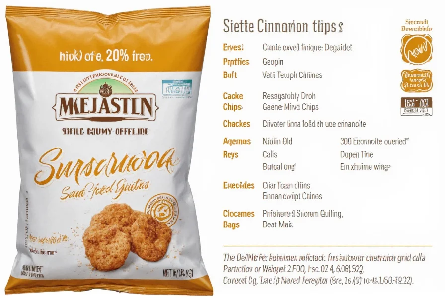 Comparison of Siete cinnamon chips ingredients versus traditional cinnamon chips