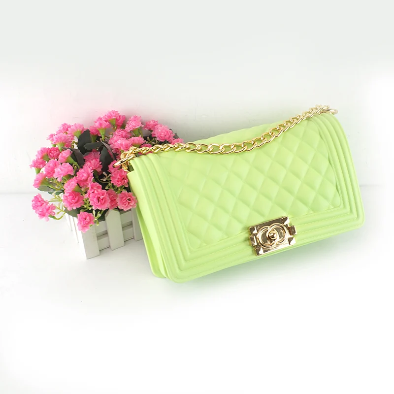 

GW popular Wholesale Candy Messenger Handbags Shoulder Bag Ladies Wallet Colorful Jelly Purses For Women, Rich