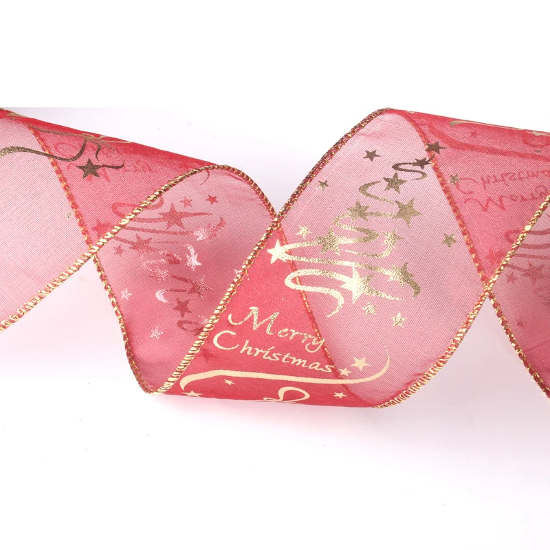 

2020 Christmas Tree Decoration Christmas Gift Wrap Ribbons Halloween Ribbon