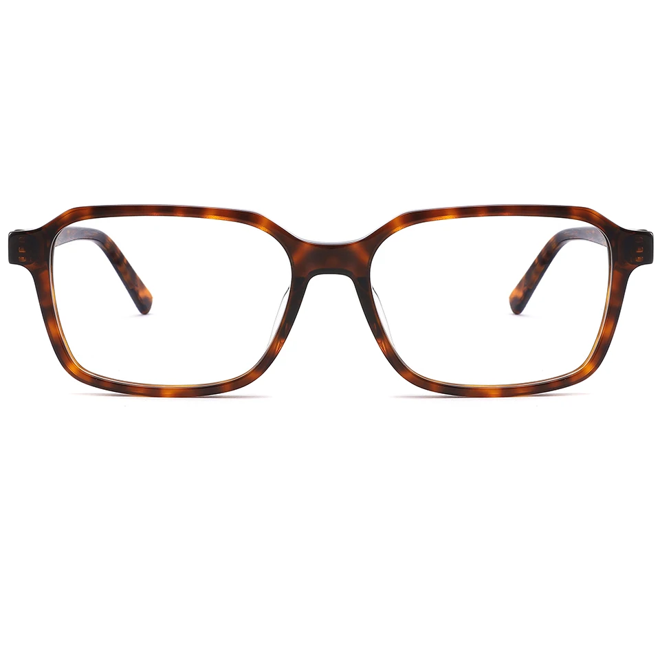 

2021 Men fashion design Acetate eyeglasses frame high end square acetate ready stock optical frame, 4 colors