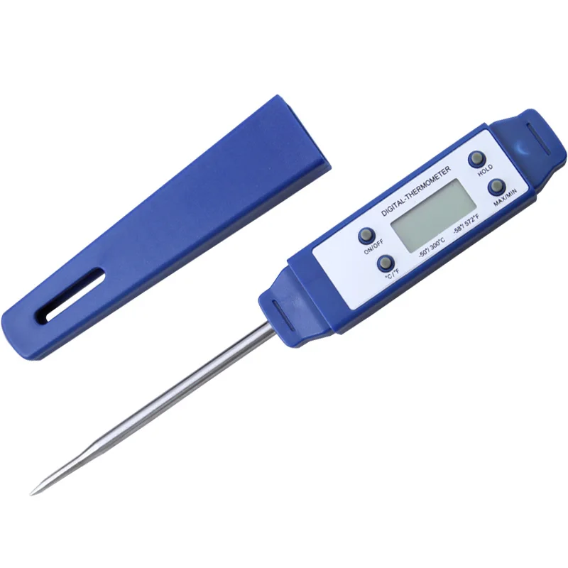 

digital Fast reading stainless steel probe for home cooking food bbq kitchen thermometer