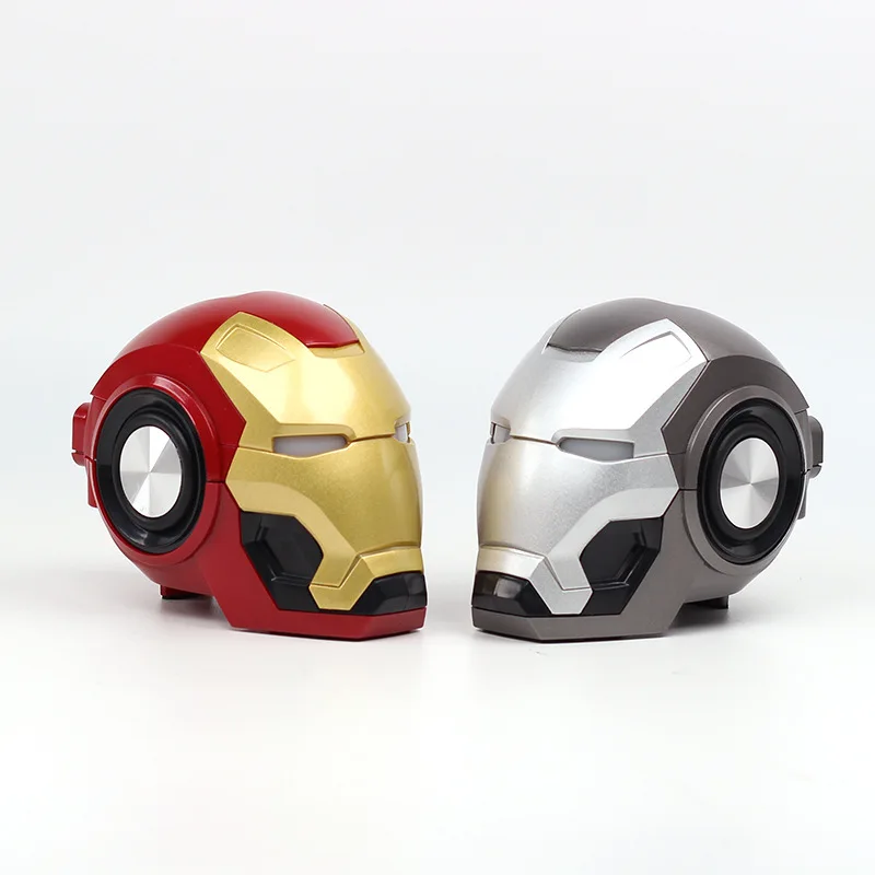 

Iron Man Wireless BT Speaker bass Cartoon Portable with TF FM stereo Music surround Loudspeaker