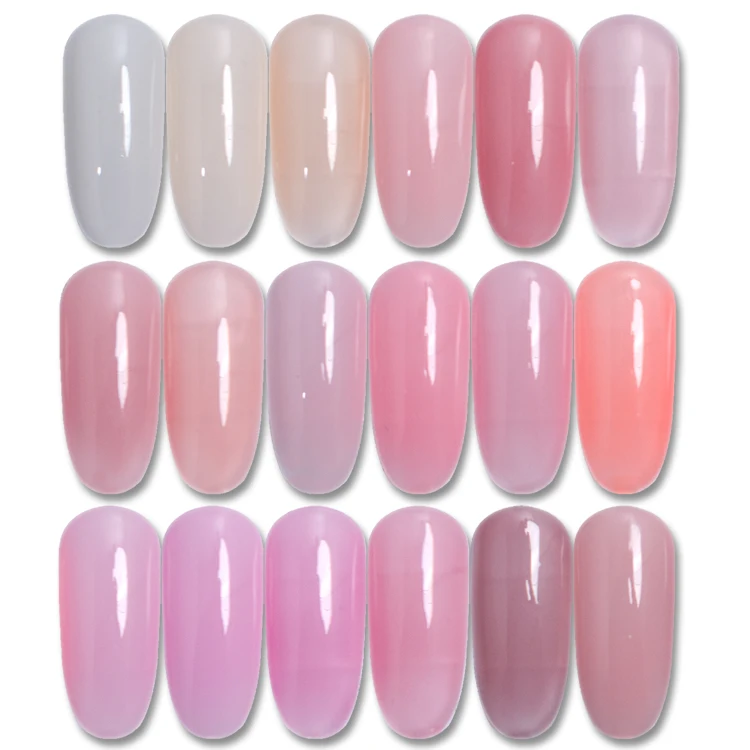 

Costom Logo 15 ML Private Label Vegan Cosmetics Good Adhesive Nude Pink Rubber Base Coat UV Gel Polish Nail Salon