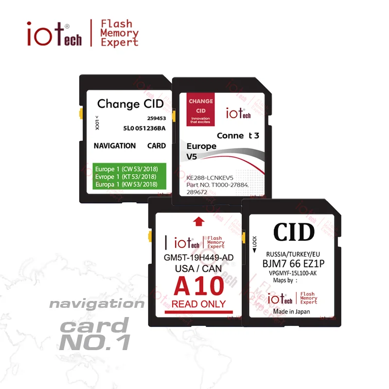 SD Card Car GPS Navigation Custom CID SD Card Write/Clone CID For GPS Navi With Changeable CID SD Card Maps - ANKUX.COM