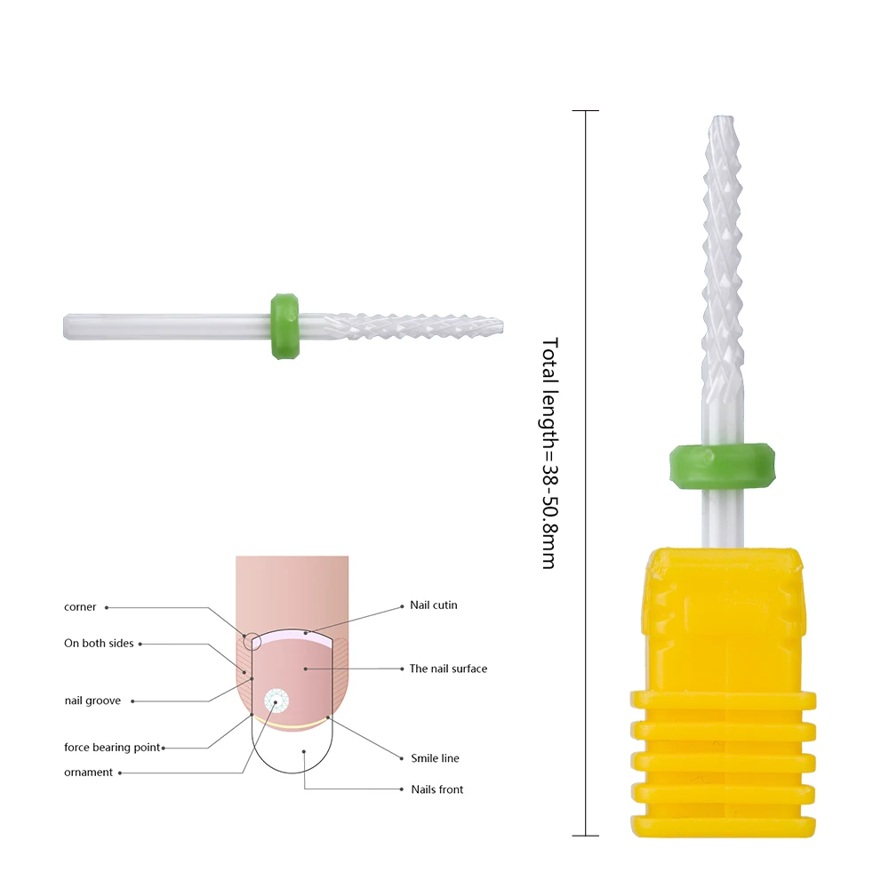 

chinese ceramic nail cylindrical round head ceramic nail drill bit