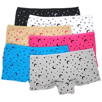 

Yun Meng Ni Underwear Cute Moons Stars Printing Shorts Wholesale Women Cotton Boyshorts Panties