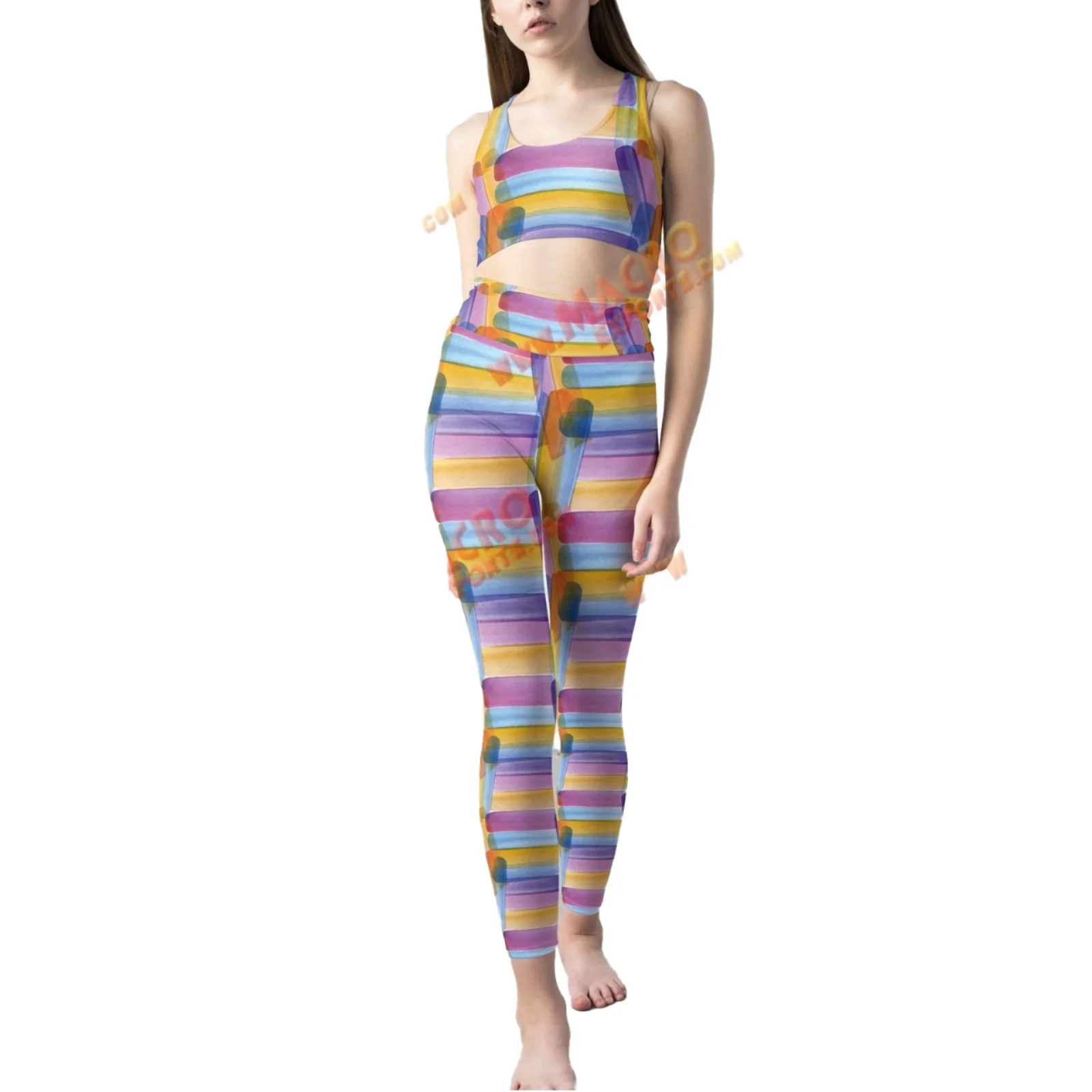 成人Spandex Nylon Yoga Pants