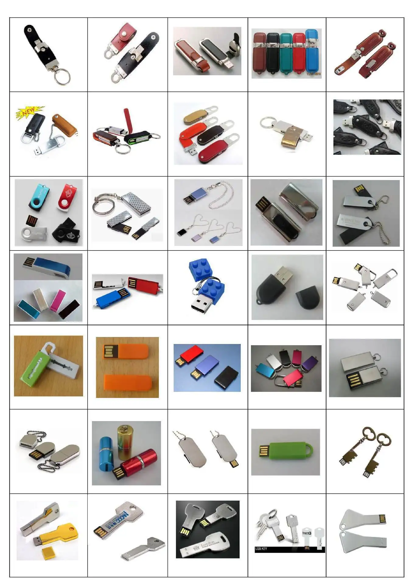 PU leather key chain USB flash drive disk custom logo 2.0 3.0 memory stick 32gb 64gb 128gb otg micro USB stick gifts - ANKUX.COM