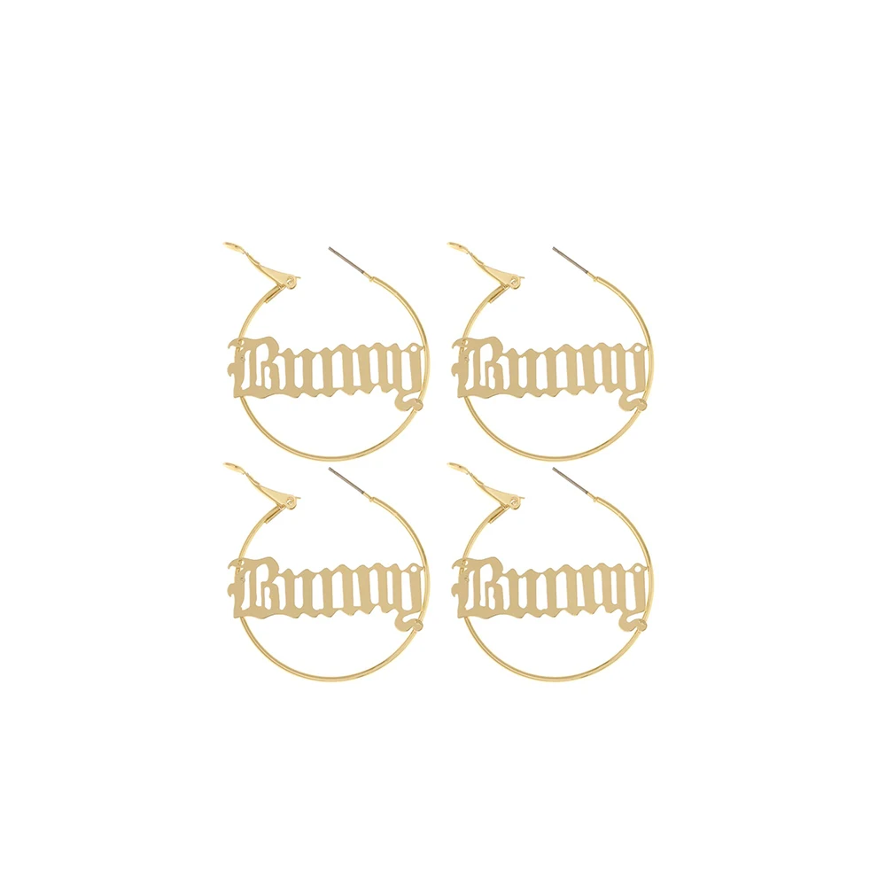 

Jewelry Accessories Cordial Design 50Pcs 40*46MM Jewelry Accessories Hand Made Earrings Stud Round Shape Jewelry Finding