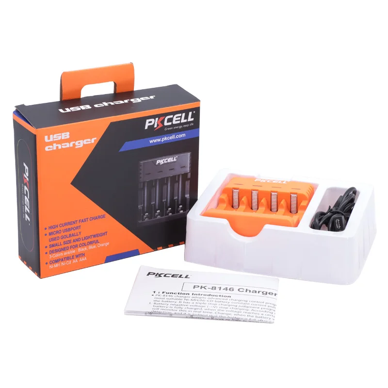 

Colorful battery charger new product nimh nicd aa aaa battery charger 8146