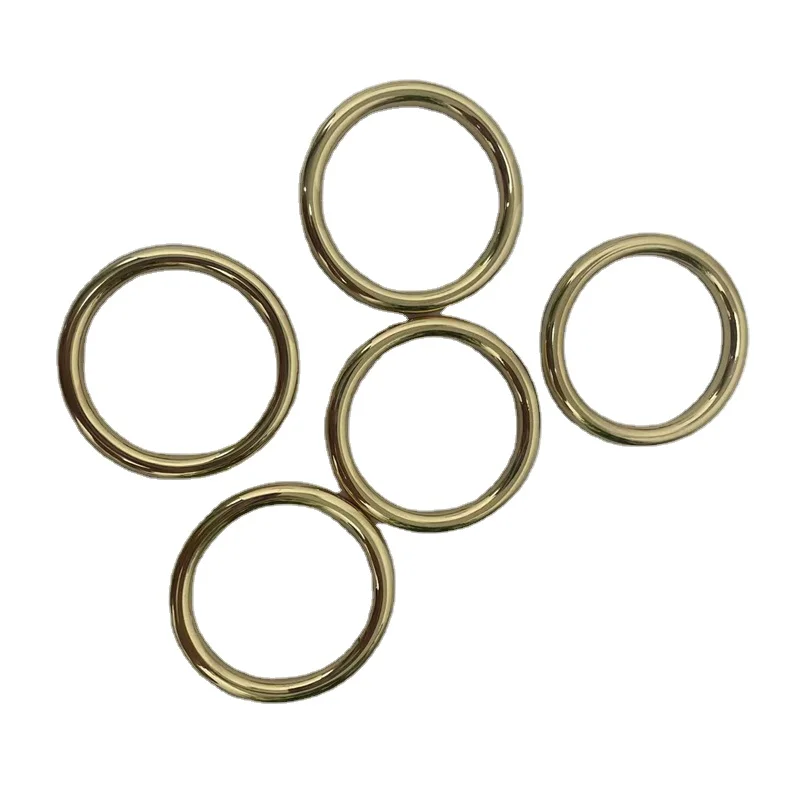 

Gold-plated metal ring Zinc alloy round iron metal ring for bag Accessories Luggage hardware accessories