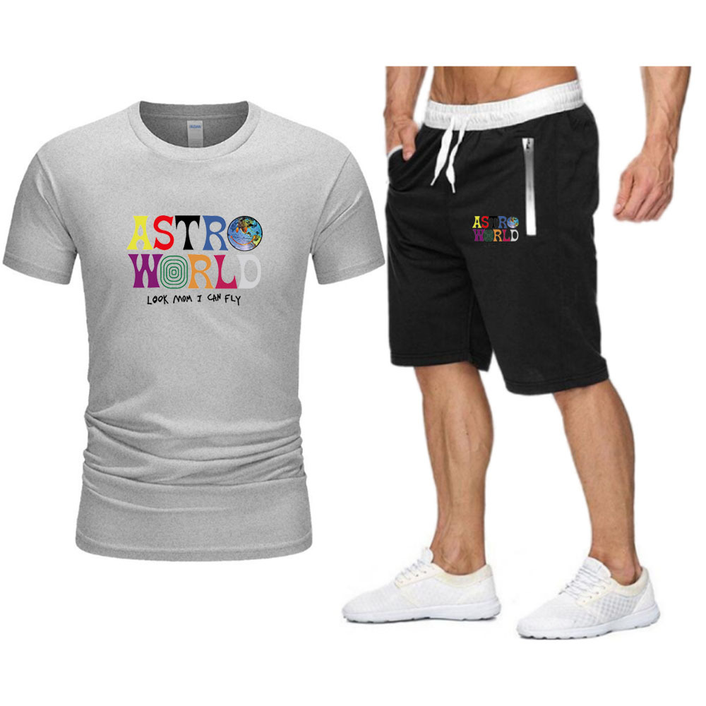 

Men's Shorts Set 2021 Summer New Arrival 2 Piece Short Set Mens Logo Custom T-shirt and shorts Men's Clothing 2021, Various styles and colors available