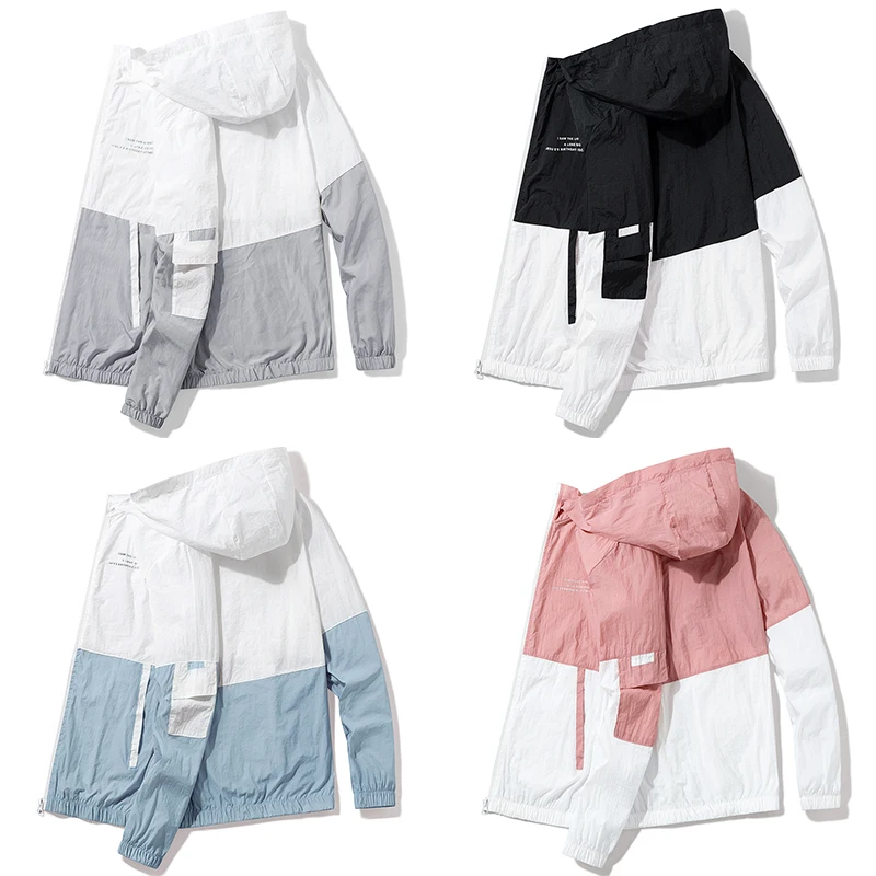 

Outdoor ultra thin breathable windproof sunblock ladies sports cardigan windbreaker skin clothing for man
