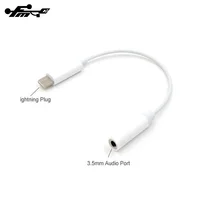 

For Lightning to 3.5mm Headphone Jack Audio Cable Converter Adapter Aux Music For iPhone 7 8 Plus X XR Earphone Splitter IOS 12
