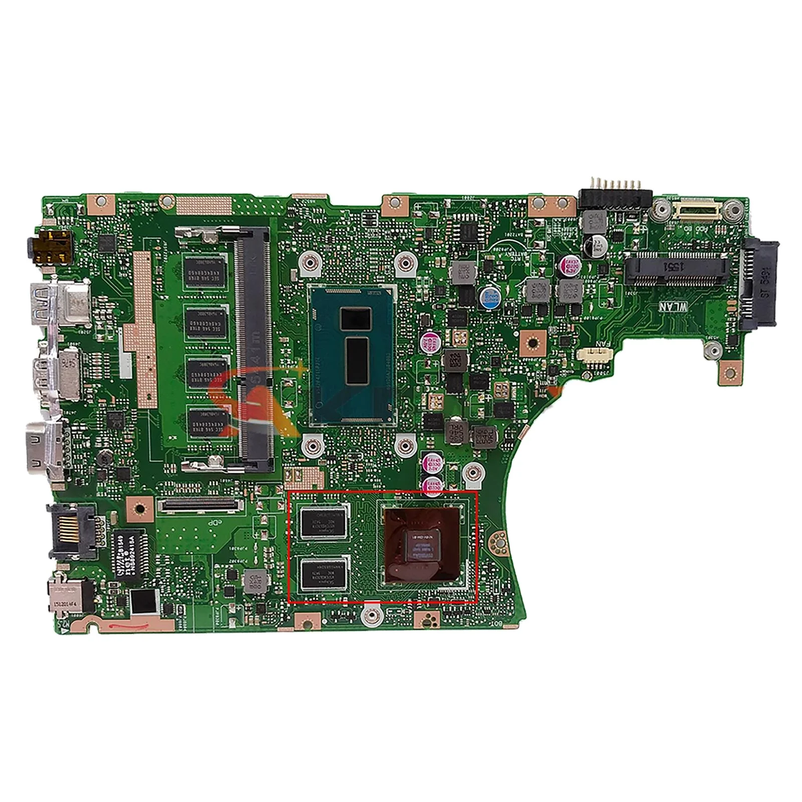 

X455LJ Mainboard I3 I5 I7 CPU 4GB RAM GT920M GT930M for ASUS X455L X455LF X455LD A455L F455L K455L X454L Laptop Motherboard